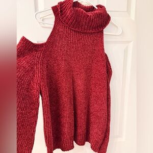 Elegant Red Women's Sweater